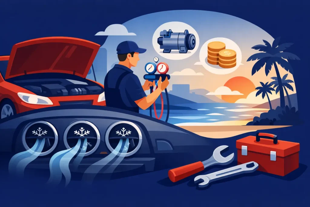 Car AC Repair Cost for Central Florida Drivers