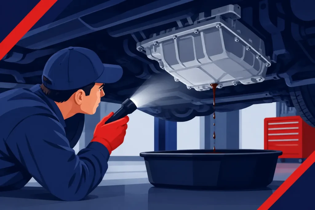 How to Inspect Transmission Leaks Safely